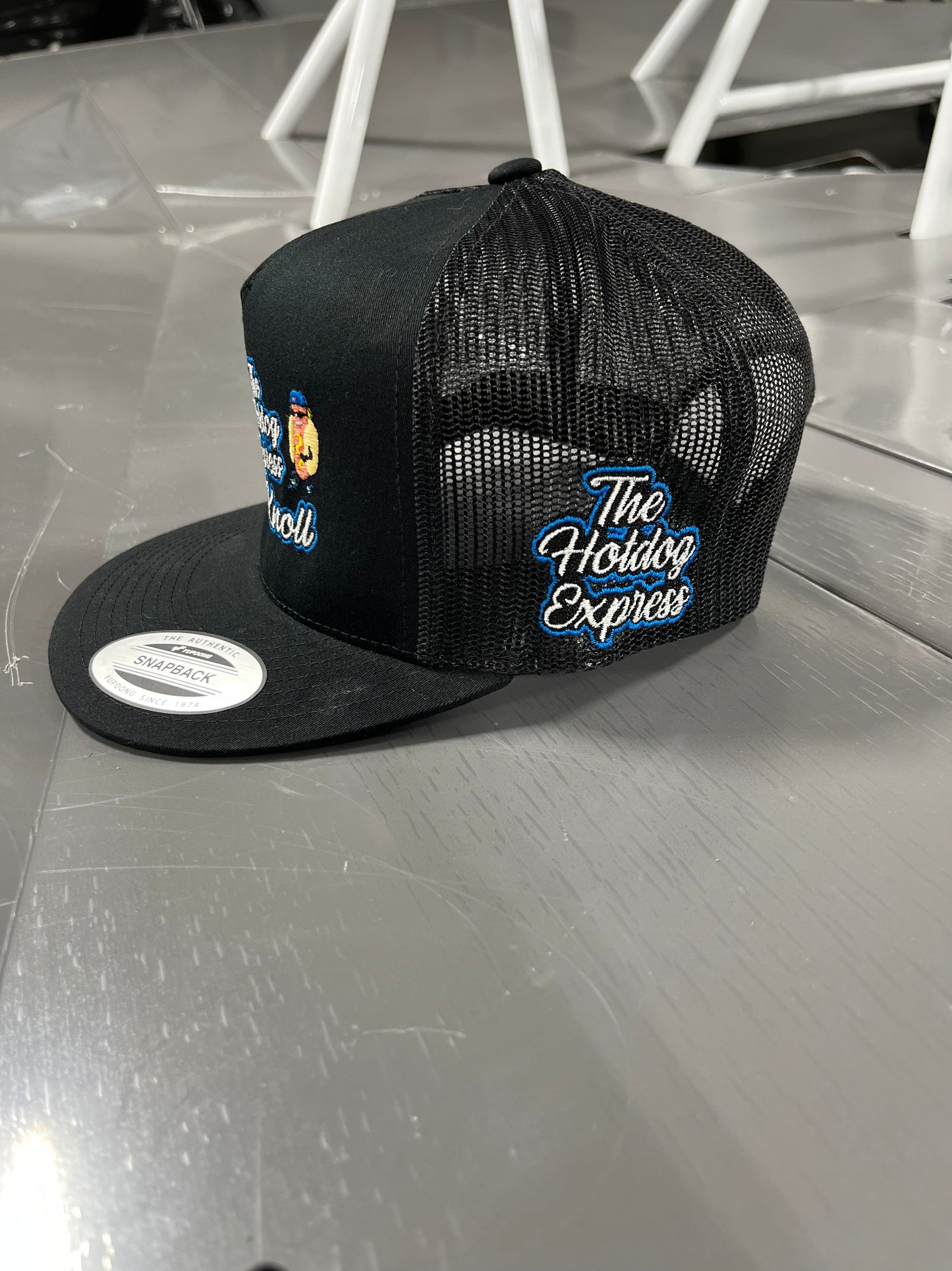 Hotdog express flat bill hat