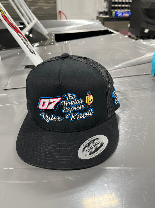 Hotdog express flat bill hat